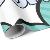 Abstract creatief concept stripverhaal pop stijl b cadeaupapier (Rol Hoek)