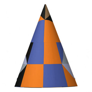 Abstract creatief design behang feesthoedjes