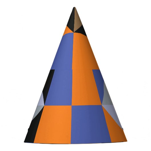Abstract creatief design behang feesthoedjes (Voorkant)