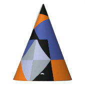 Abstract creatief design behang feesthoedjes (Links)