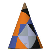 Abstract creatief design behang feesthoedjes (Rechts)