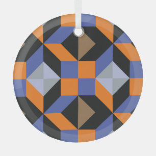 Abstract creatief design behang glas ornament