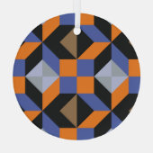 Abstract creatief design behang glas ornament (Achterkant)