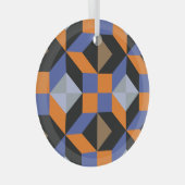 Abstract creatief design behang glas ornament (Voorkant Rechts)