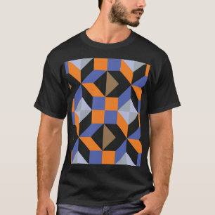 Abstract creatief design behang t-shirt