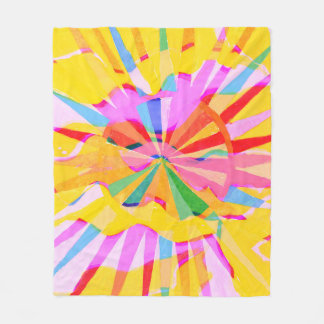 Abstract creatief tekenen, kleurrijke achtergrond. fleece deken