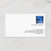 Abstract Creative Blue Homes Real Estate Visitekaartje (Achterkant)