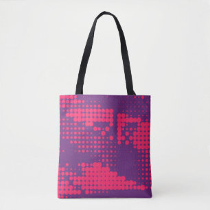 Abstract Creative concept strips pop art style bla Draagtas