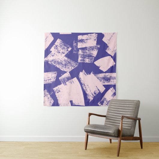 Abstract creative seamless pattern with brush stro wandkleed (In Situ (horizontaal))