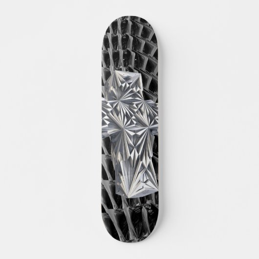 abstract cross skateboard (Voorkant)