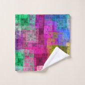 Abstract cubes bad handdoek (Wasdoekje)