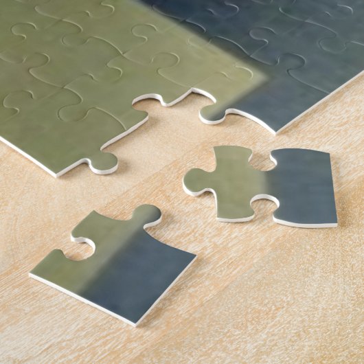 Abstract Cubistisch portret Jigzaag Puzzle Legpuzzel (Zijkant)