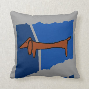 Abstract Dachshund Kussen