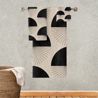 Abstract Dandelion Handtücher Boho Style Bad Handdoek