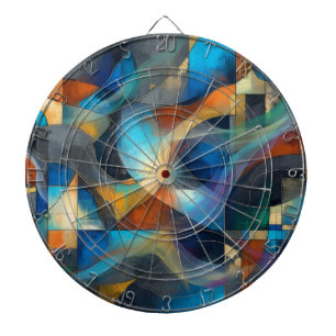 Abstract Dartbord