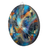 Abstract Dartbord (Voorkant Rechts)