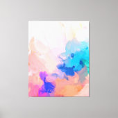 Abstract deegbeeld moderne kleuren canvas afdruk (Voorkant)
