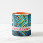 abstract design funny mug for girlfriend (Centre)