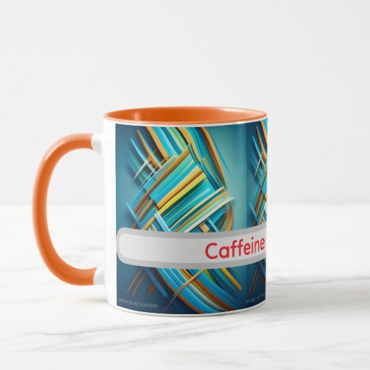 abstract design funny mug for girlfriend mok (Links)