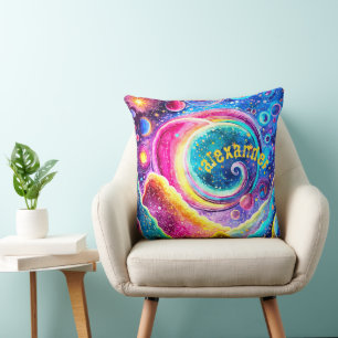 ABSTRACT DESIGN KOSMISCHE KUNST KUSSEN