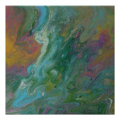 Abstract design modern art Glossy Poster Perfect Poster (Voorkant)