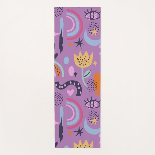 Abstract design -Modern geometric Yogamat (Voorkant)