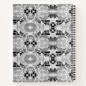 Abstract design themed notebook for writing notitieboek (Achterkant)