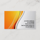 Abstract Design Visitekaartje (Achterkant)