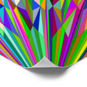 Abstract diamant poster (Hoek)