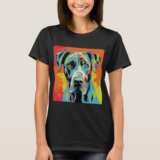 Abstract Dier, Grote Deen T-shirt (Voorkant)