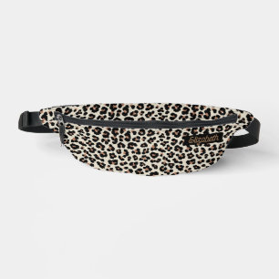 Abstract Dier Leopard Huid Bont Naam Aangepast Heuptasje