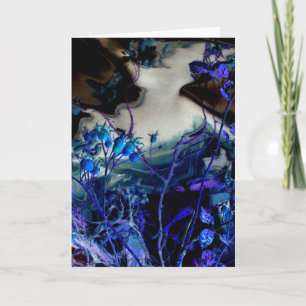 abstract digitaal gewijzigde 'In A Dream'-Rozen Kaart