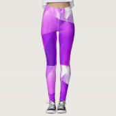 Abstract digitaal modern kunstpatroon leggings (Voorkant)