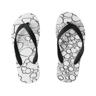Abstract digitaal werk 10 kinder teenslippers