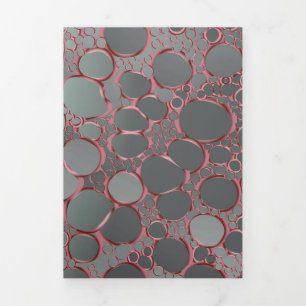 Abstract digitaal werk 3 drieluik wenskaart