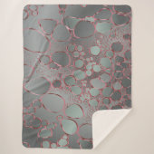 Abstract digitaal werk 3 sherpa deken (Voorkant)