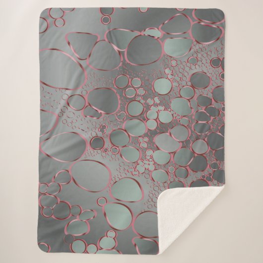 Abstract digitaal werk 3 sherpa deken (Voorkant)