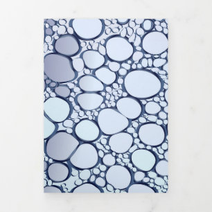 Abstract digitaal werk 6 drieluik wenskaart