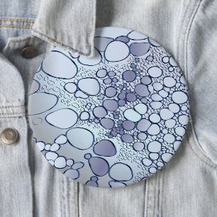 Abstract digitaal werk 6 ronde button 6,0 cm