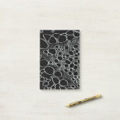 Abstract digitaal werk 7 post-it® notes (Op bureau)