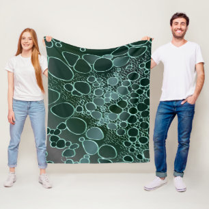Abstract digitaal werk 9 fleece deken