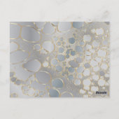 Abstract digitaal werk briefkaart (Achterkant)