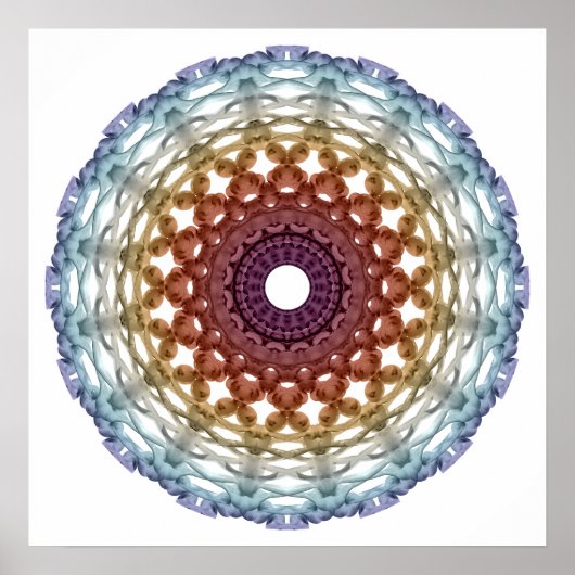 Abstract DNA Ring Poster (Voorkant)