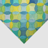 Abstract document voor het schilderen van patronen tissuepapier (Detail)