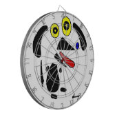 Abstract dog dartboard dartbord (Voorkant Links)