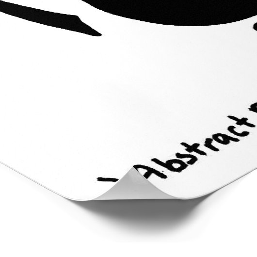 Abstract Dog Poster (Hoek)