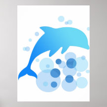 Abstract Dolphin-ontwerp