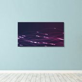 Abstract donker Paars Canvas Afdruk (Insitu (Houten vloer))