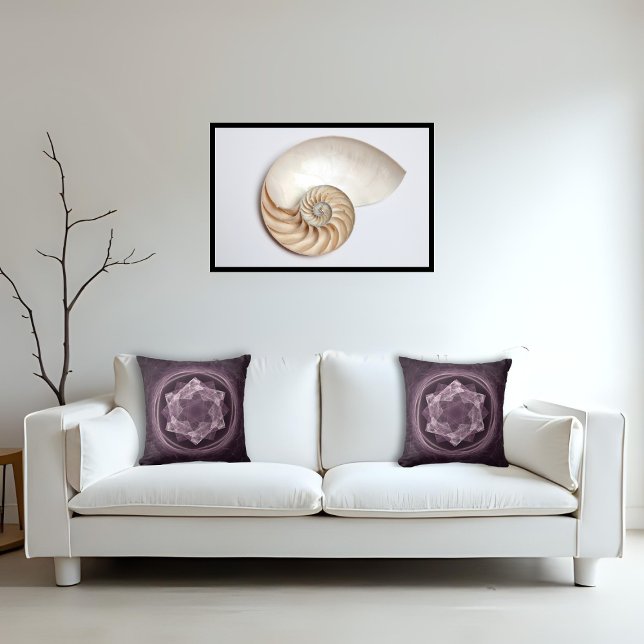 Abstract donker Paarse fractal Kussen (Creator heeft geüpload)