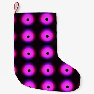 Abstract donkerroze: gloeiend naadloos kleine kerstsok
